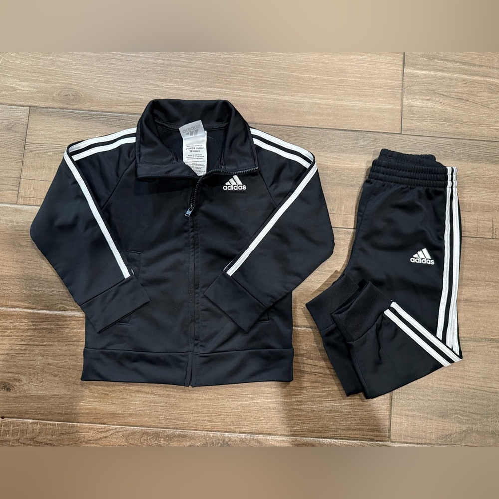 Adidas toddler track suit